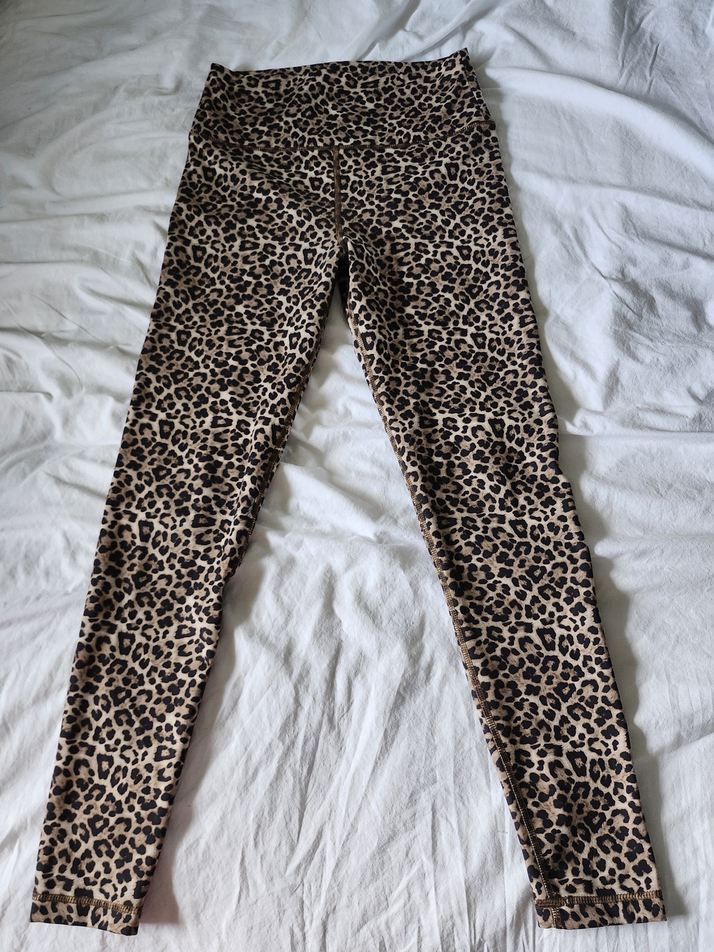 American Eagle Leopard Print 'The Everything' Leggings in Tan and Black